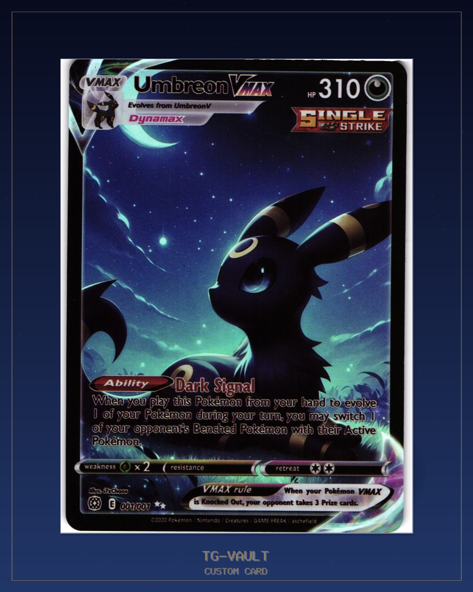 UMBREON VMAX 5 – STARRY-NIGHT UMBREON VMAX 5 – STARRY-NIGHT – verfügbar bei TG Vault