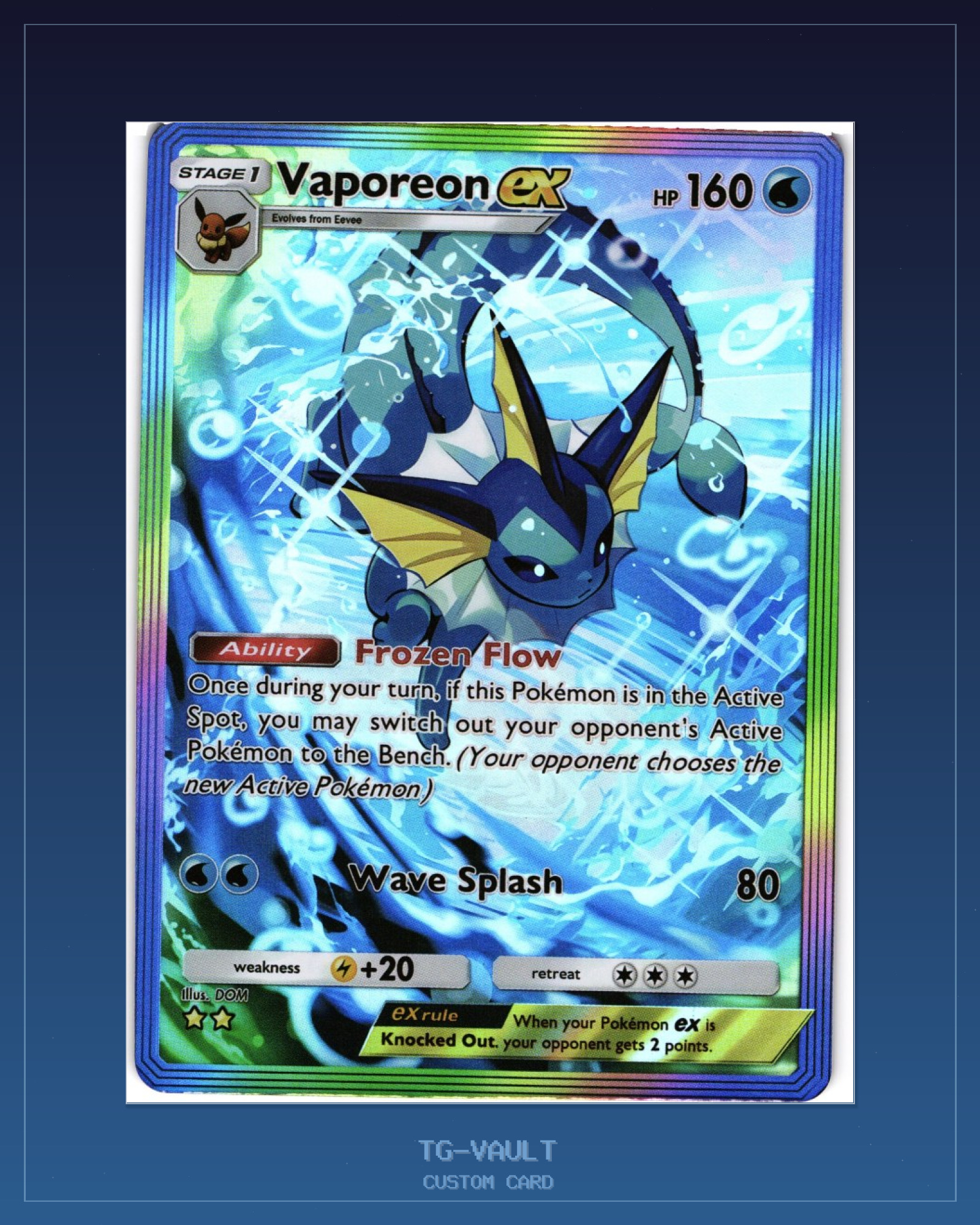 VAPOREON EX – TCG-POCKET VAPOREON EX – TCG-POCKET – verfügbar bei TG Vault