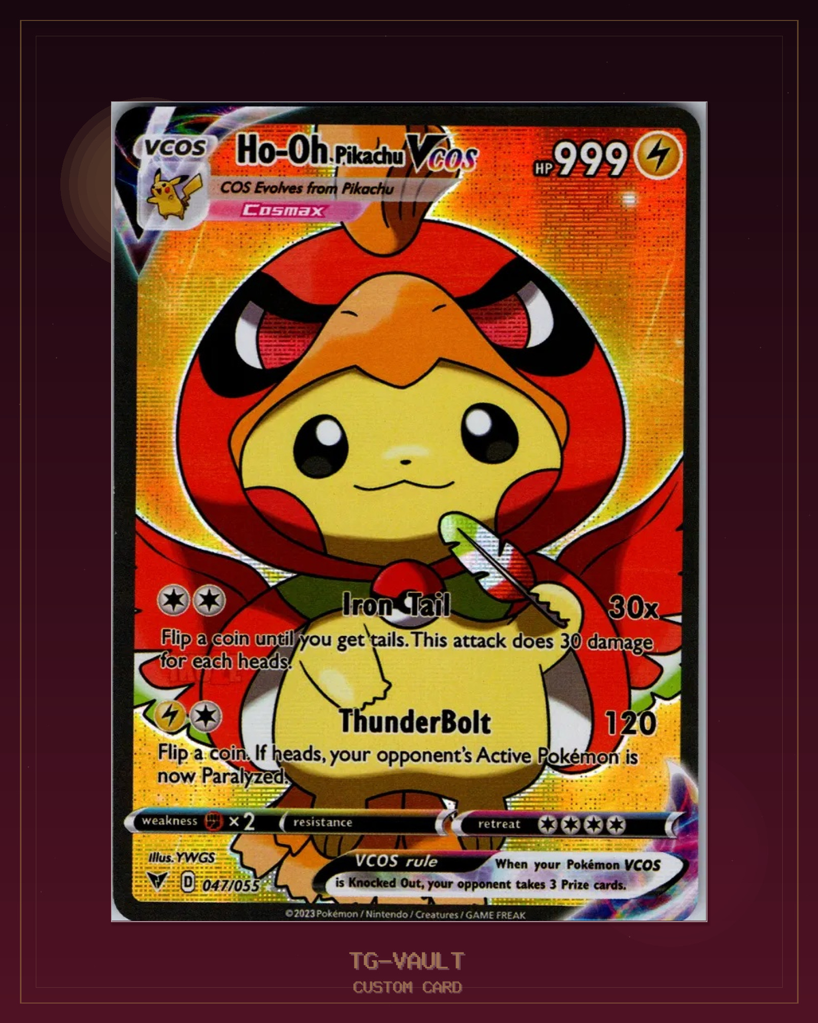 HO-OH PIKACHU – Anime Pikachu VCos bei TG Vault