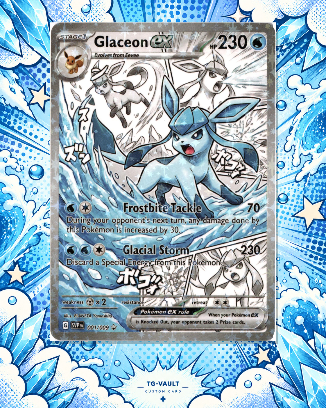 GLACEON EX – COMIC GLACEON EX – COMIC – verfügbar bei TG Vault