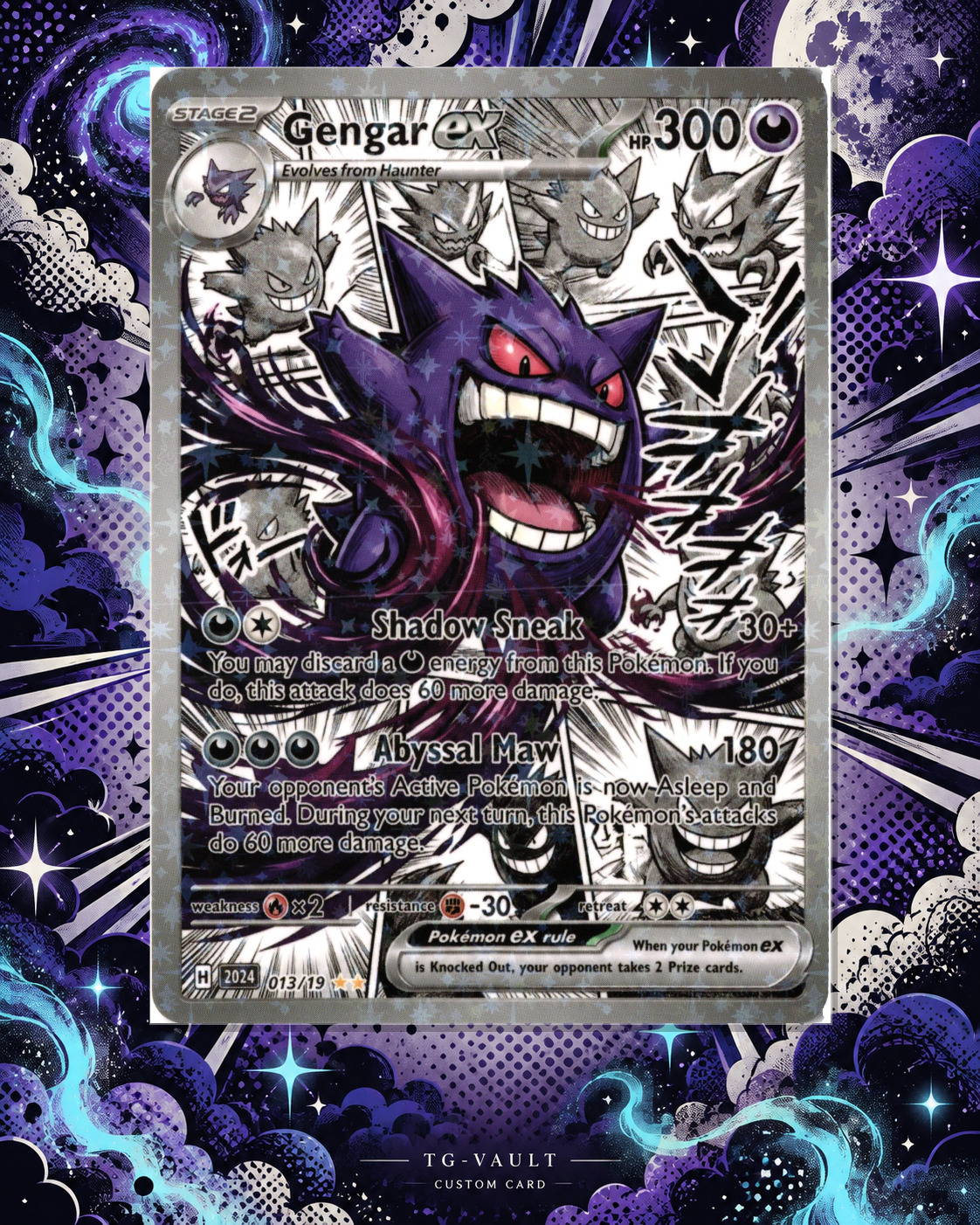 GENGAR EX – COMIC – verfügbar bei TG Vault