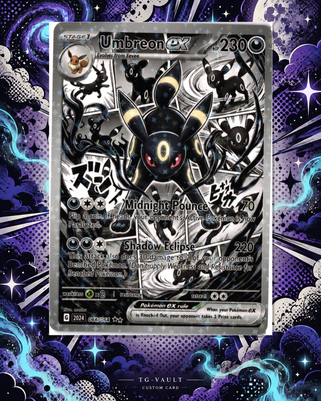 UMBREON EX – COMIC – verfügbar bei TG Vault