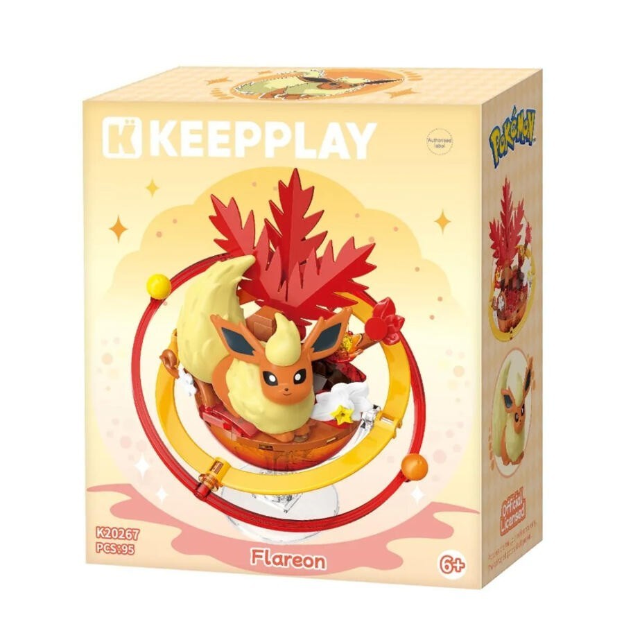 Pokémon Keeppley Flareon Bausteine Figur Planet Serie K20267 Pokémon Keeppley Flareon Bausteine Figur Planet Serie K20267 – verfügbar bei TG Vault