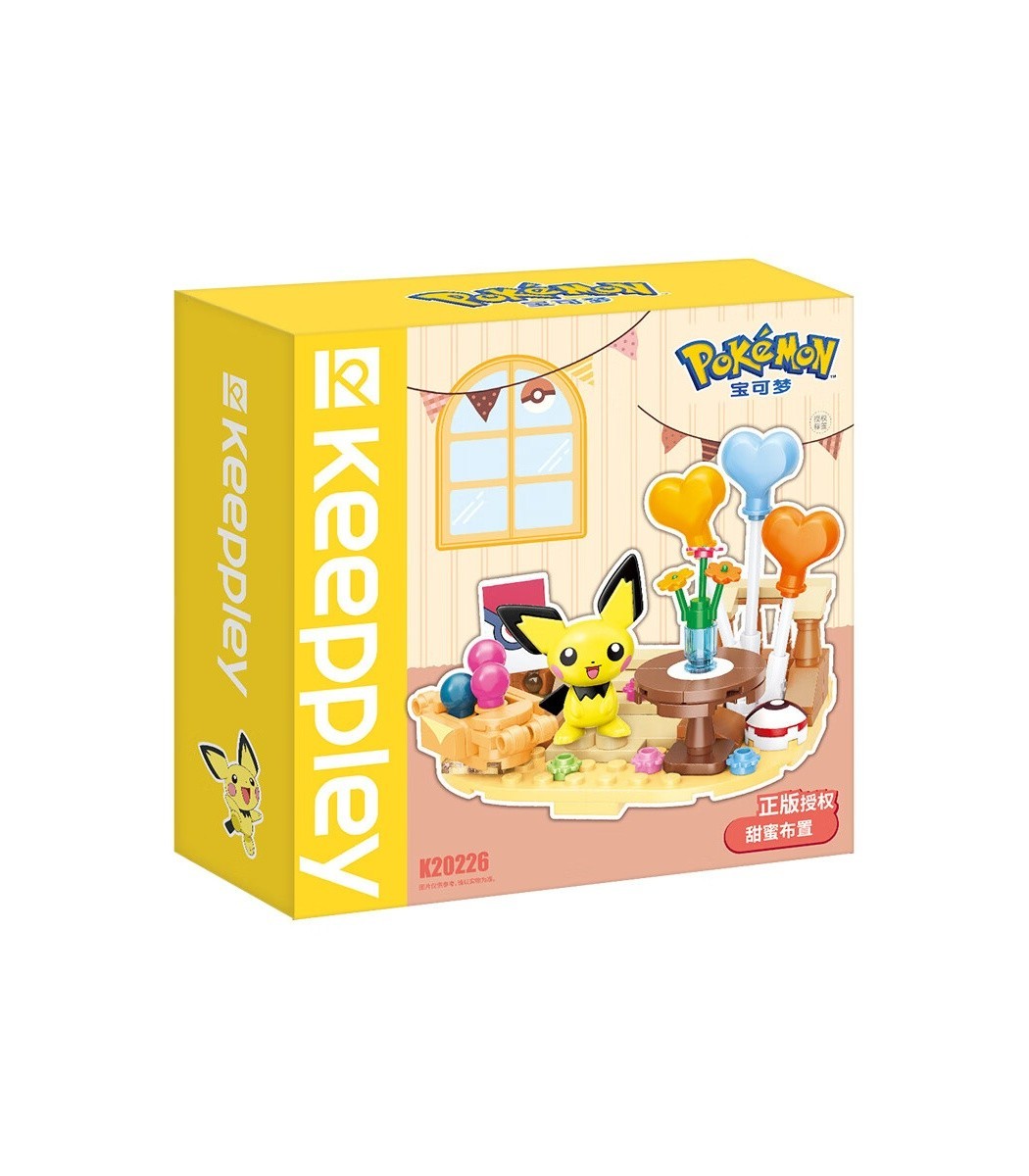 Pokémon Keeppley Pichu Café Bausteine Figur Diorama K20226 Pokémon Keeppley Pichu Café Bausteine Figur Diorama K20226 – verfügbar bei TG Vault