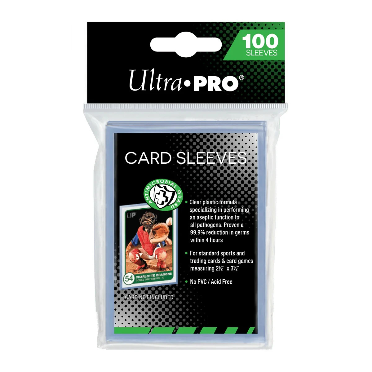 Ultra Pro: 2-1/2" x 3-1/2" Antimicrobial Card Sleeves - 100 Sleeves Ultra Pro: 2-1/2" x 3-1/2" Antimicrobial Card Sleeves - 100 Sleeves – verfügbar bei TG Vault