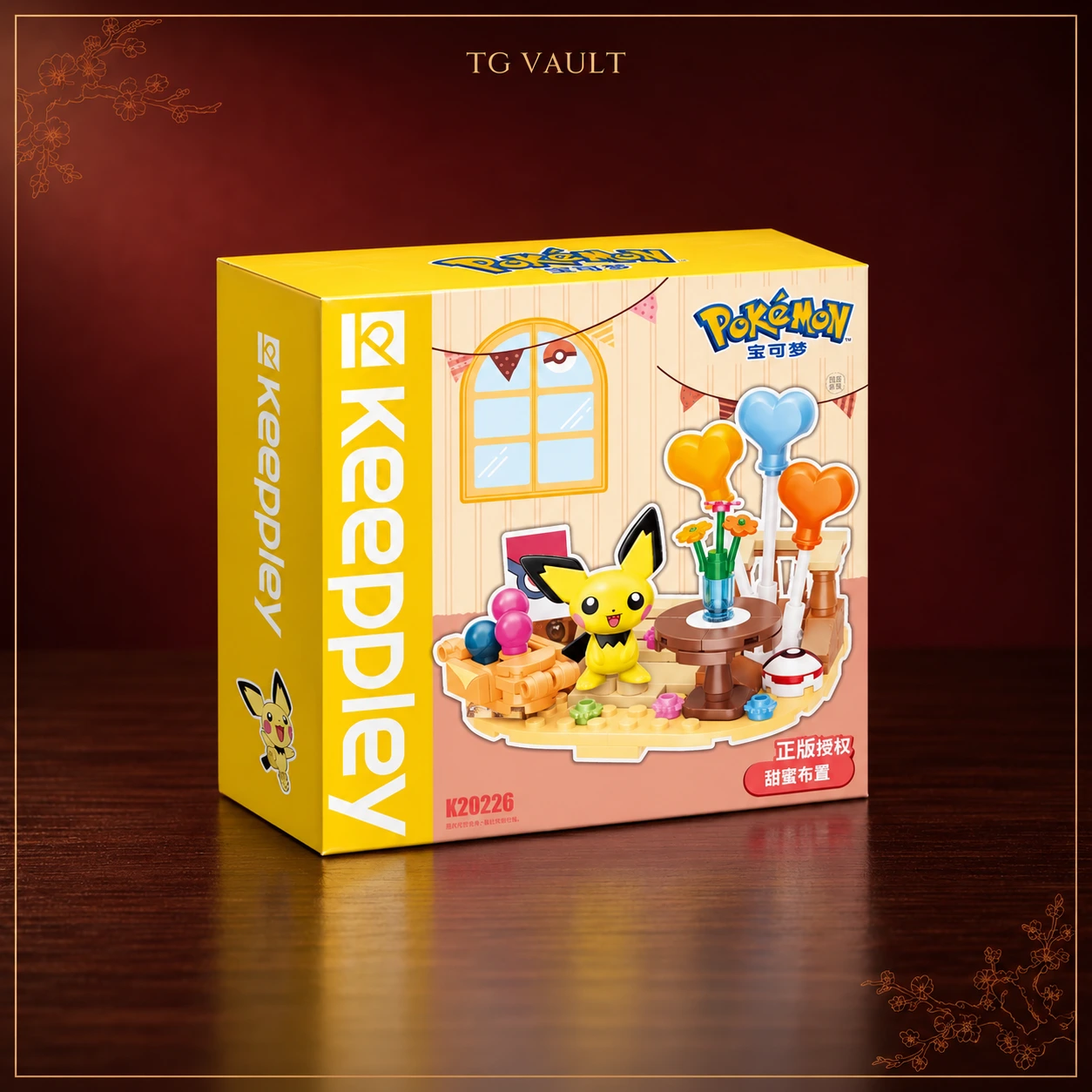 Pokémon Keeppley Pichu Café Bausteine Figur Diorama K20226