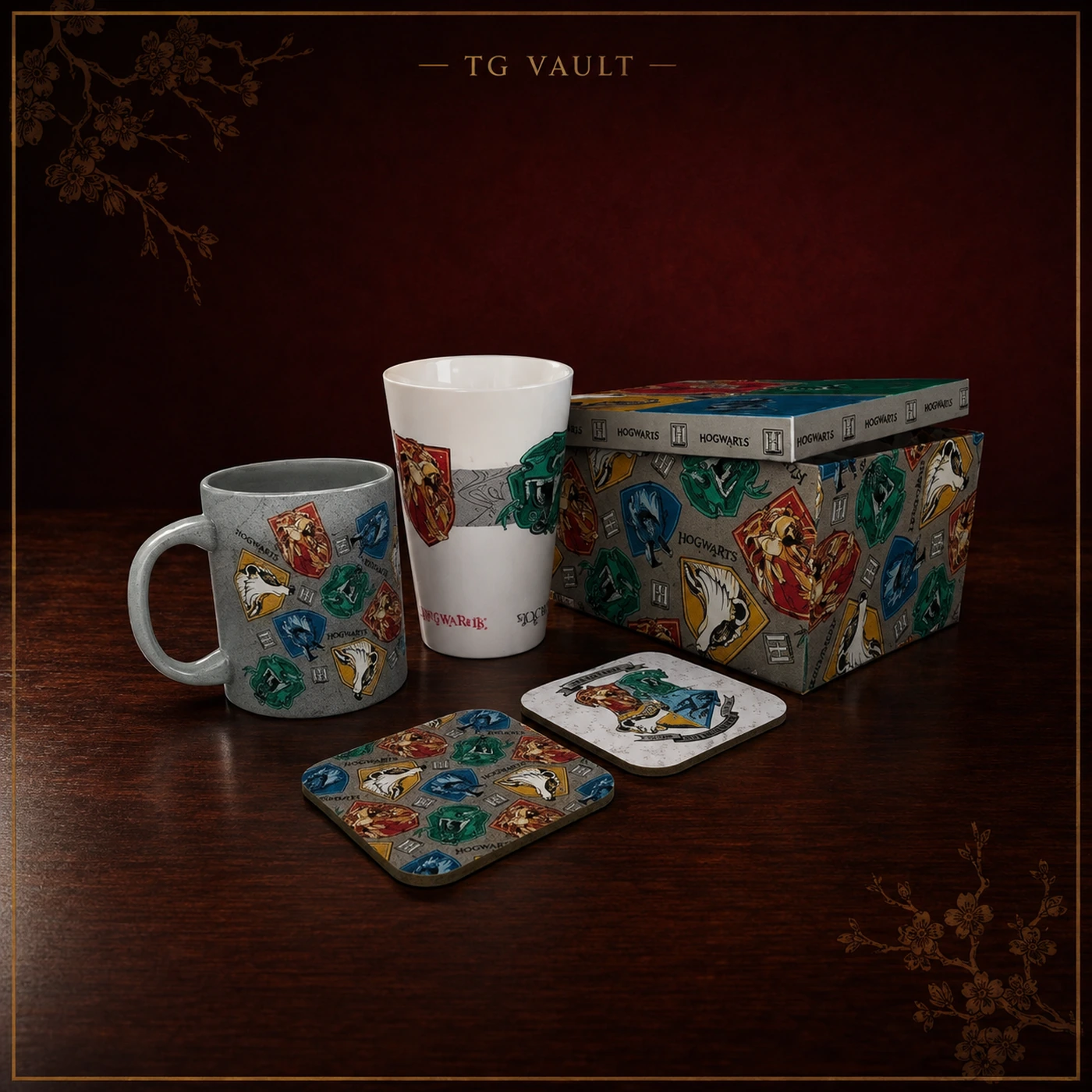 Harry Potter – Stand Together – Gift Set (XXL Glass, Mug & 2 Coasters) – Produktbild