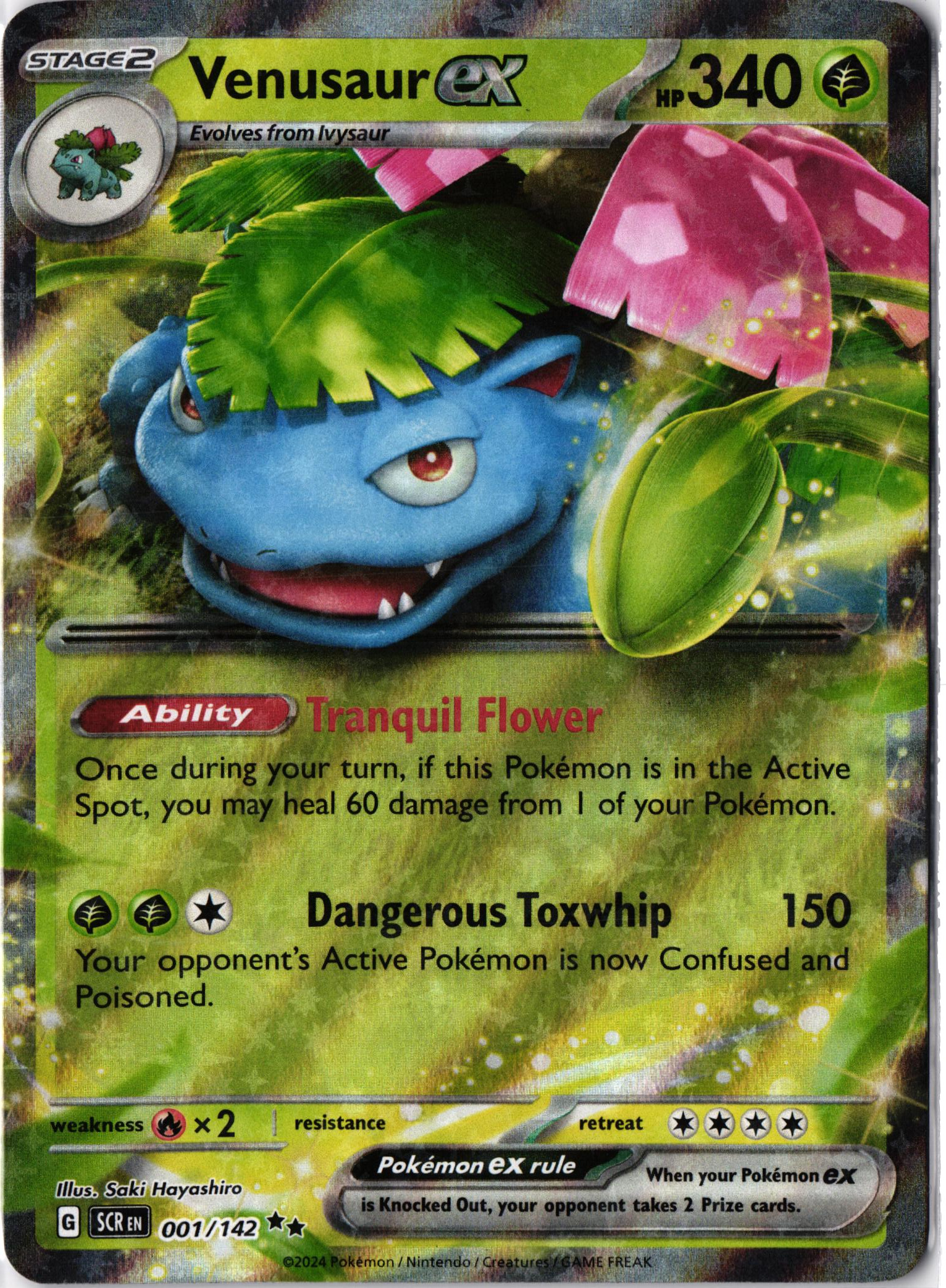 Eigener Scan: Venusaur ex 001/142 – Stellar Crown