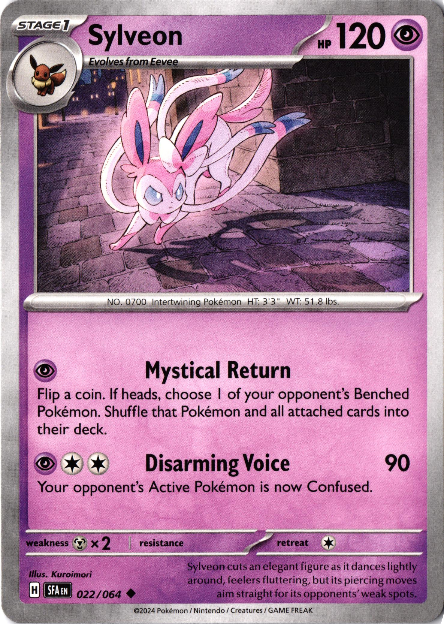 Eigener Scan: Sylveon 022/064 – Shrouded Fable